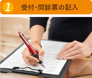 逗子市の整骨院|じん整骨院|受付・問診票の記入